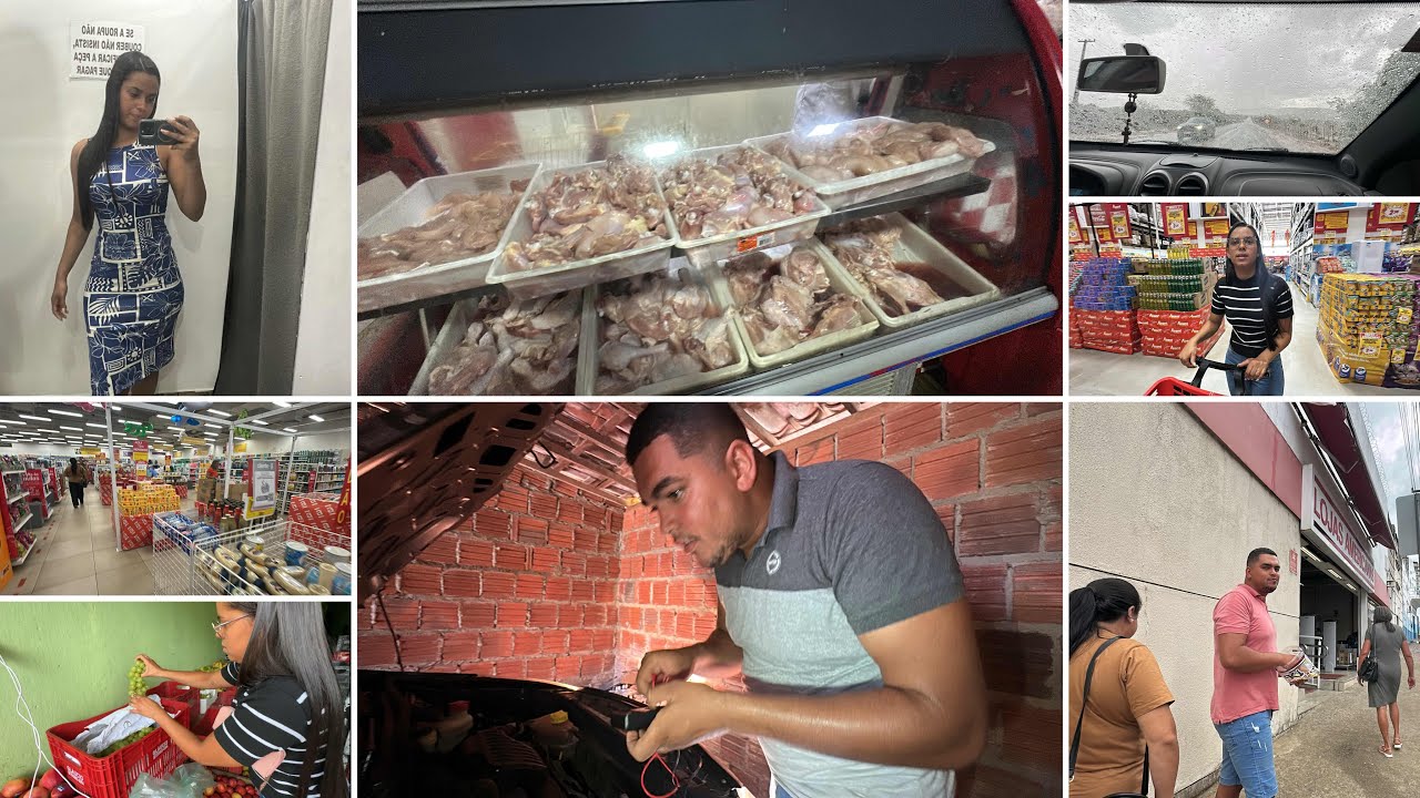 MAINHA VAI VOLTAR COM O NEGÓCIO DE VERDURAS DELA🙌🏽O CARRO ARRIOU QUANDO ÍAMOS VIAJAR🤣COMPRINHAS🤩🙏🏼