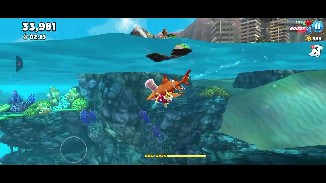 Level 2 Shark Power! 🦈 Hungry Shark World Gameplay [Part 2]