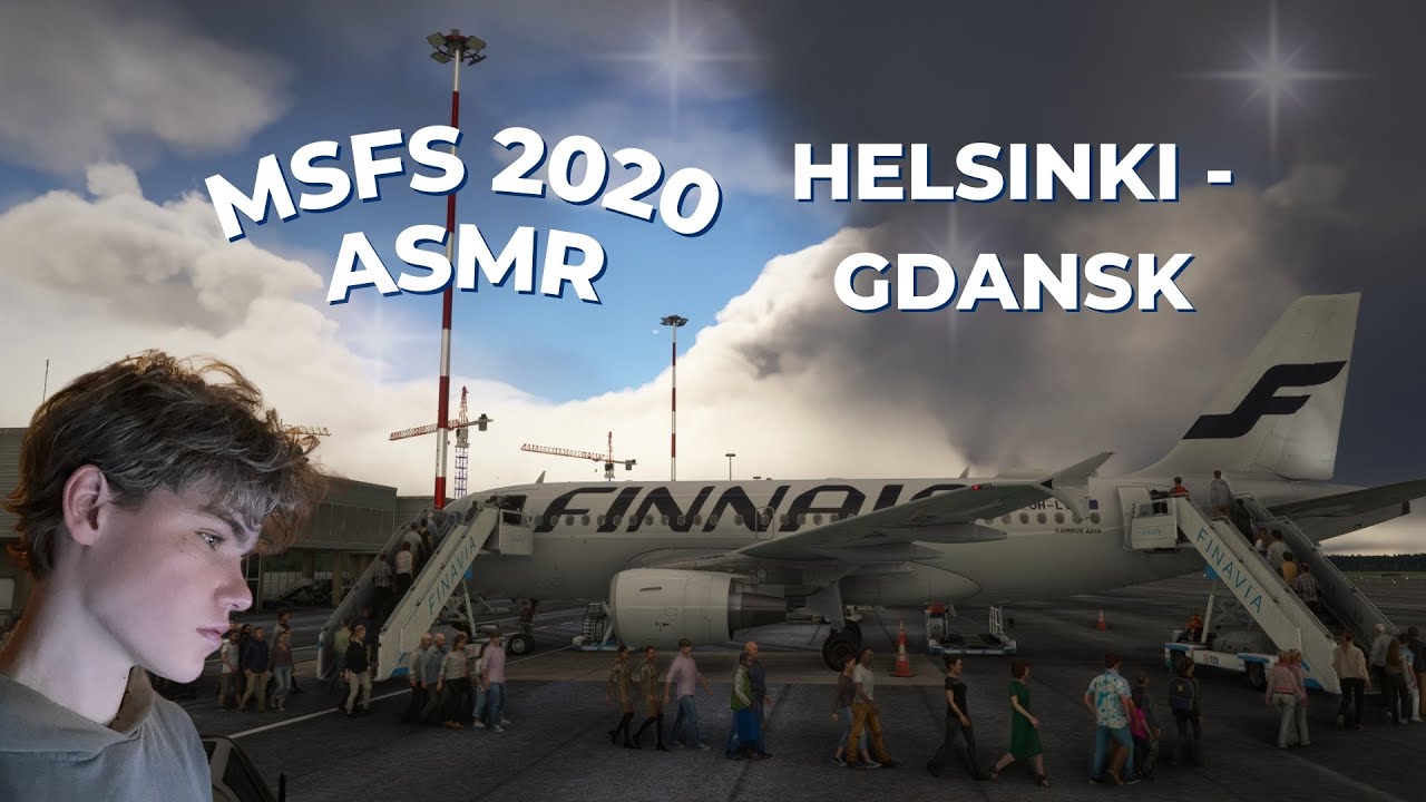 ASMR SUOMI │ Lennän Sut Puolaan Helsingistä✈️👨‍✈️ (Microsoft Flight Simulator)