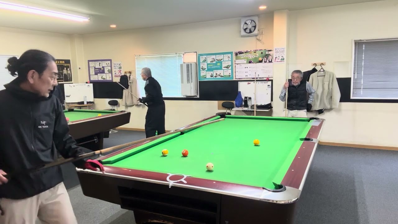 3月16日🎱倉敷北OLD MEN CENTER 3月　月例会🎱