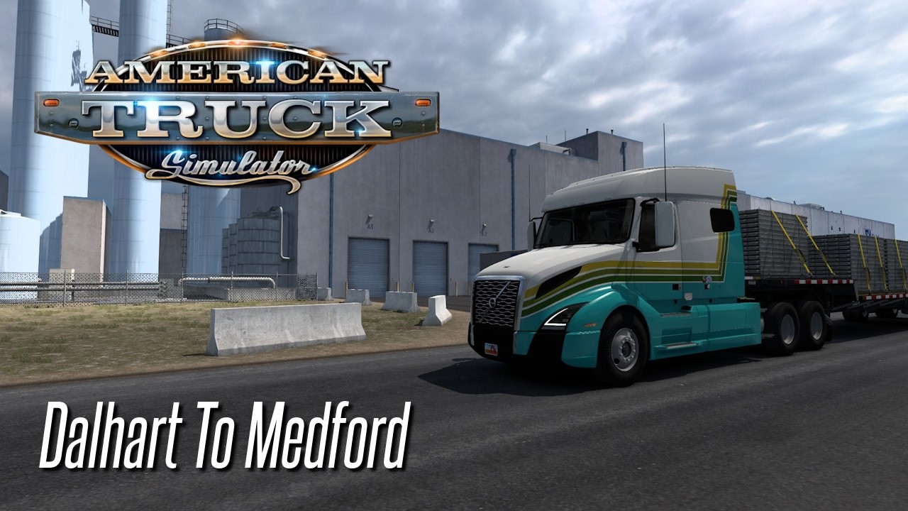 American Truck Simulator - Dalhart To Medford - No Commentary