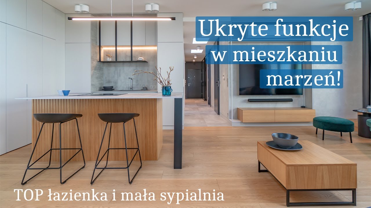 Mieszkanie jak mały dom 120 m2 🏠 UKRYTE funkcje i Wygodne mieszkanie dla rodziny! Modna kuchnia 2022