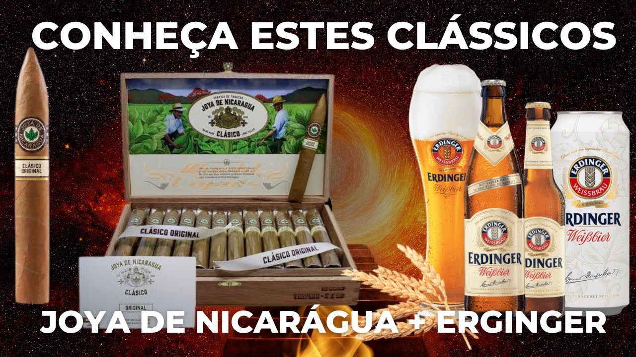 Charuto Joya de Nicarágua + Cerveja Erdinger Weibbier ​⁠@riffdocharuto