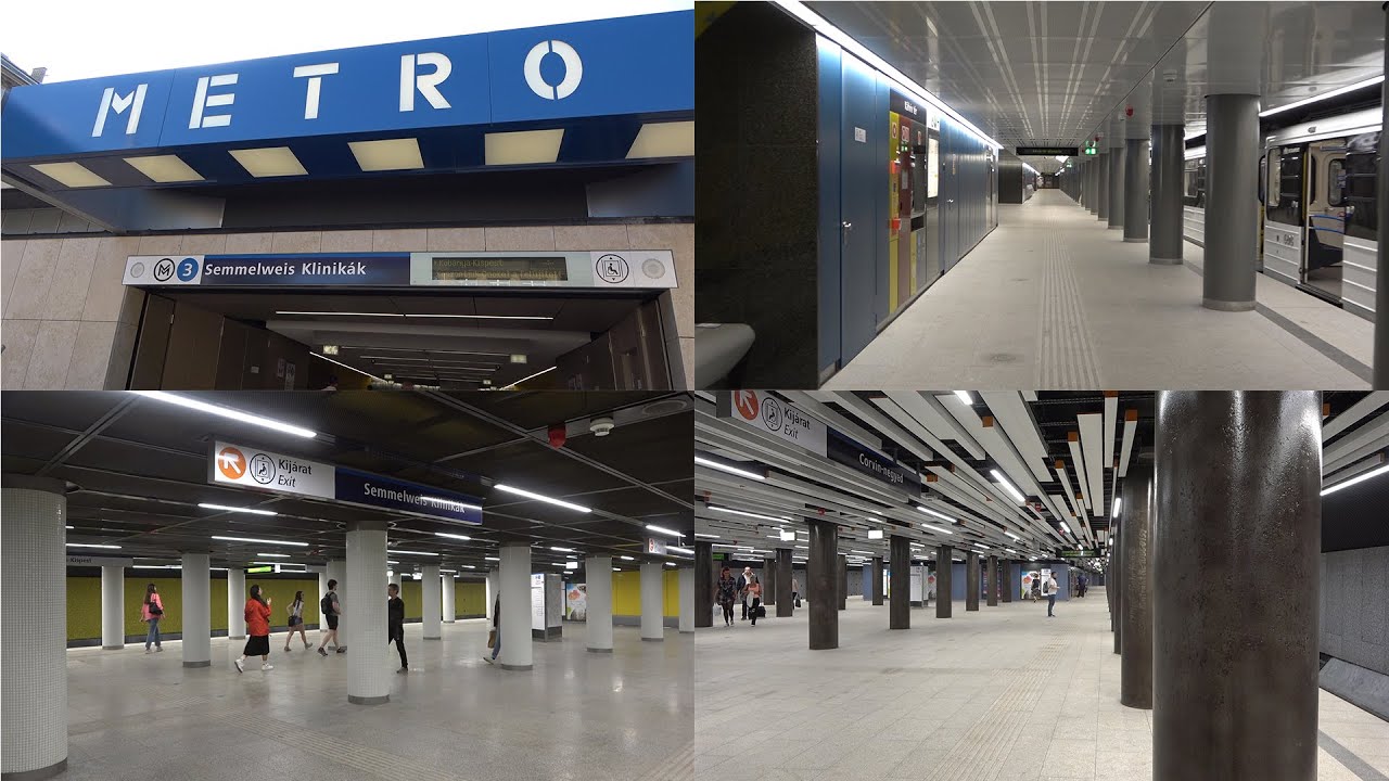 Az M3-as metró középső szakaszának elsőként felújított állomásai