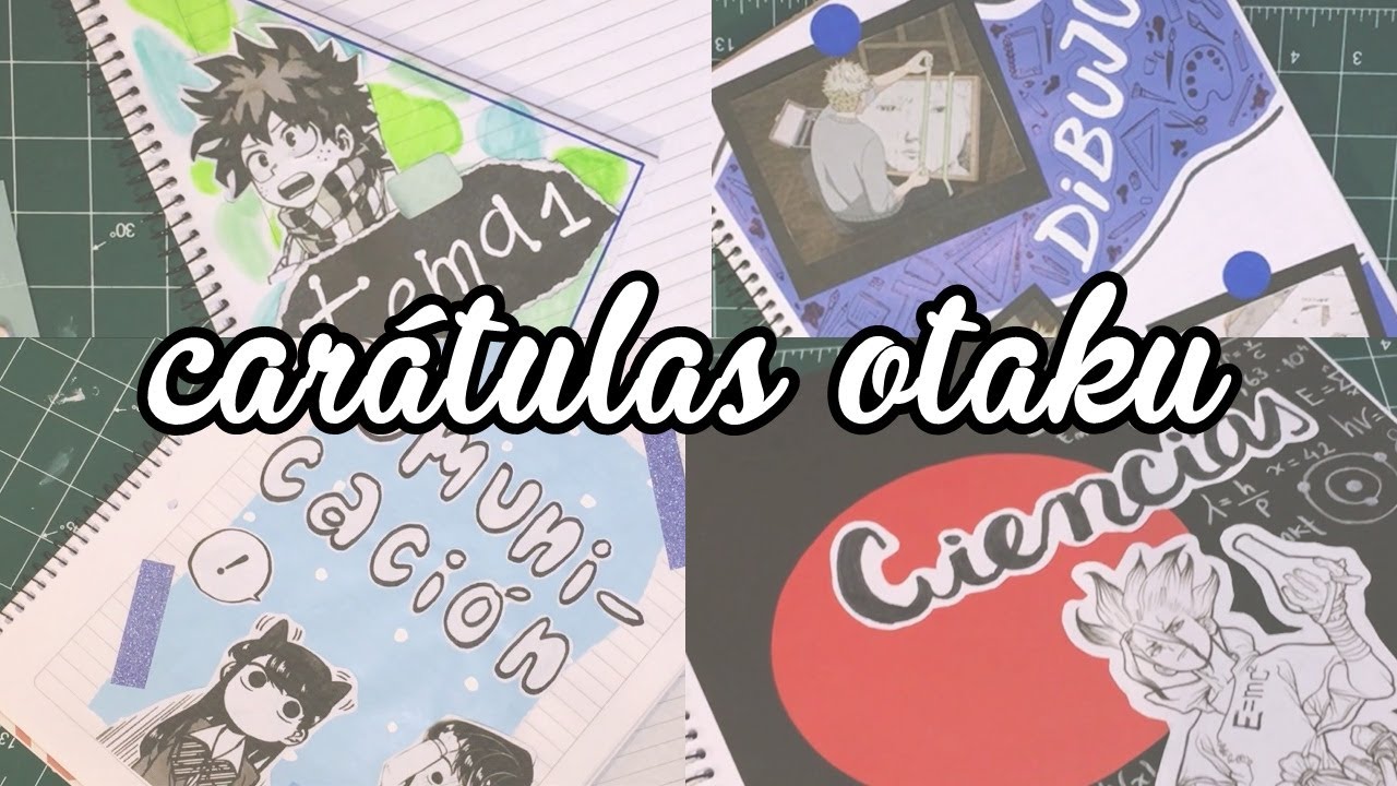 CARÁTULAS PARA TUS CUADERNOS | vuelta a clases p.3 | versión otaku