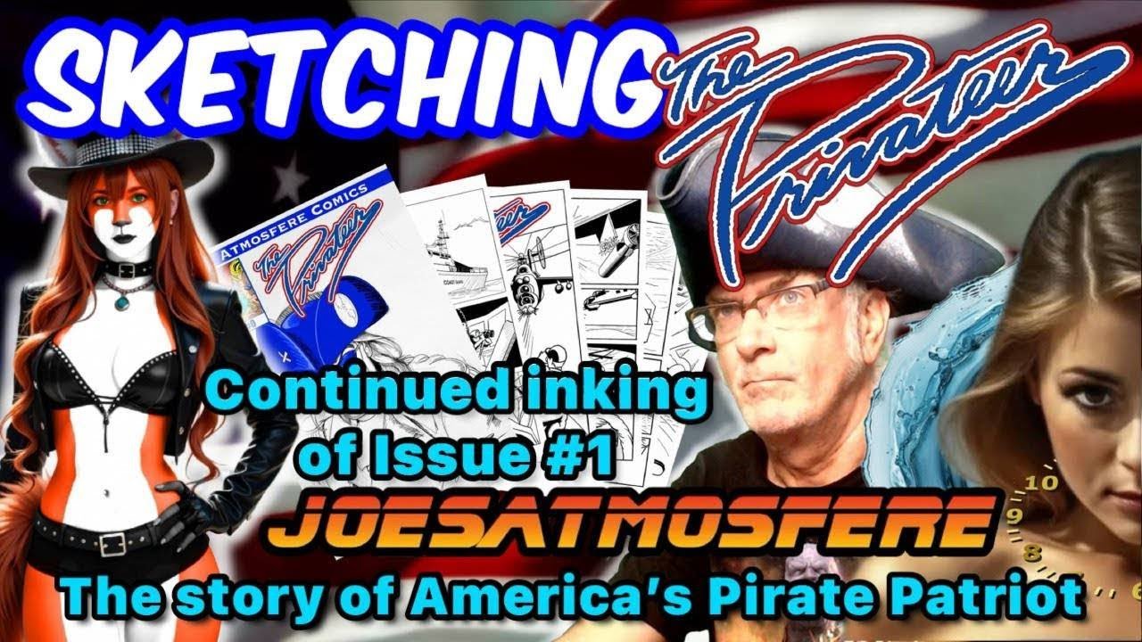Sketching The Privateer: Amateur Comic Art, Episode 177! Atmosfere Comics Arrives on Kindle!