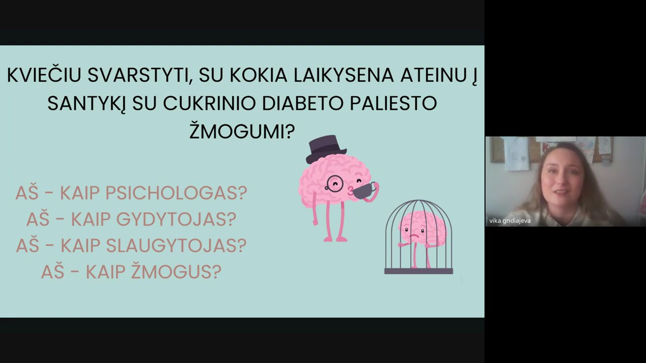 Psichologinės pagalbos teikimo ypatumai konsultuojant cukr. diabeto paveiktas šeimas | „Diabeto IQ“