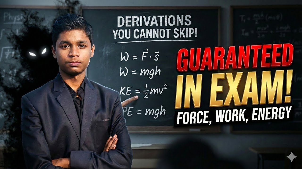 Don't Lose Marks Here! Most Important Physics Derivations