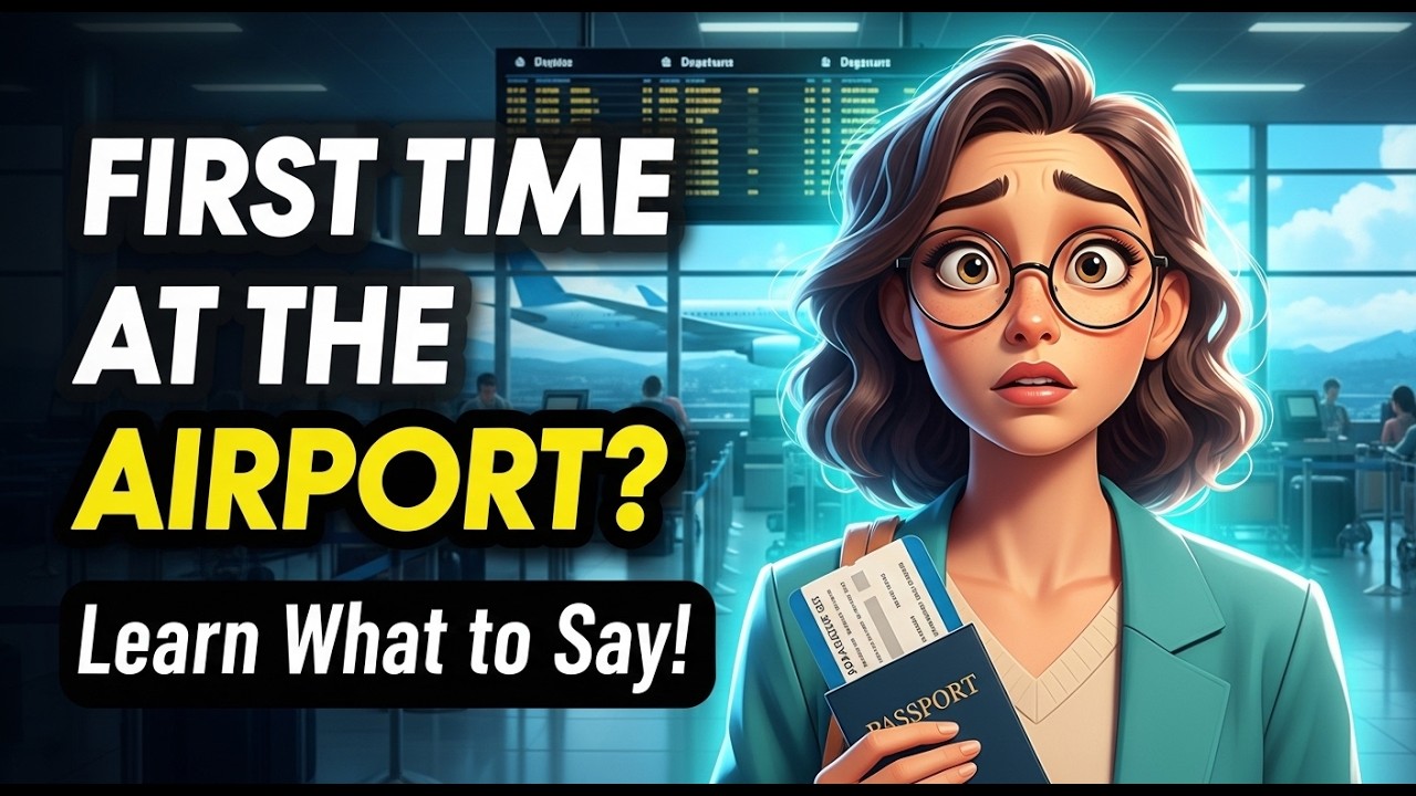 Airport English Conversation | Learn Travel English Easily