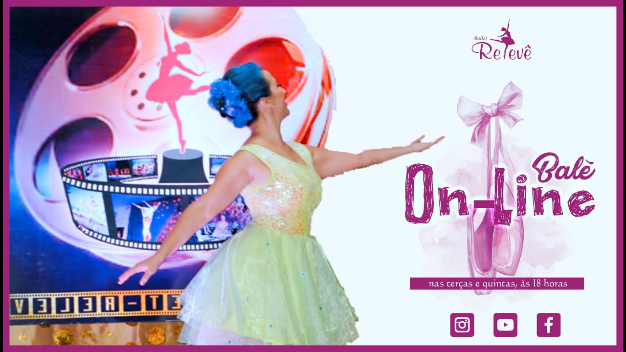 Aula de bal&eacute; para fazer em casa - ON-LINE