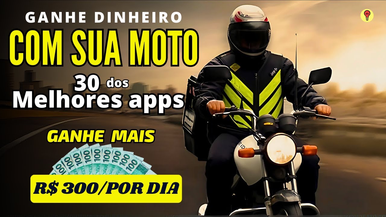 30 APLICATIVOS DE ENTREGAS com sua MOTO / Atualizado 🛵💨