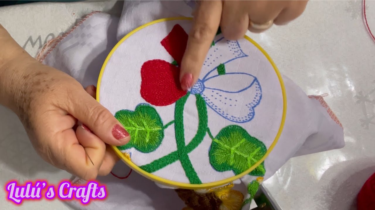 Como Bordar Un Moño #embroidery  #tutorial #art