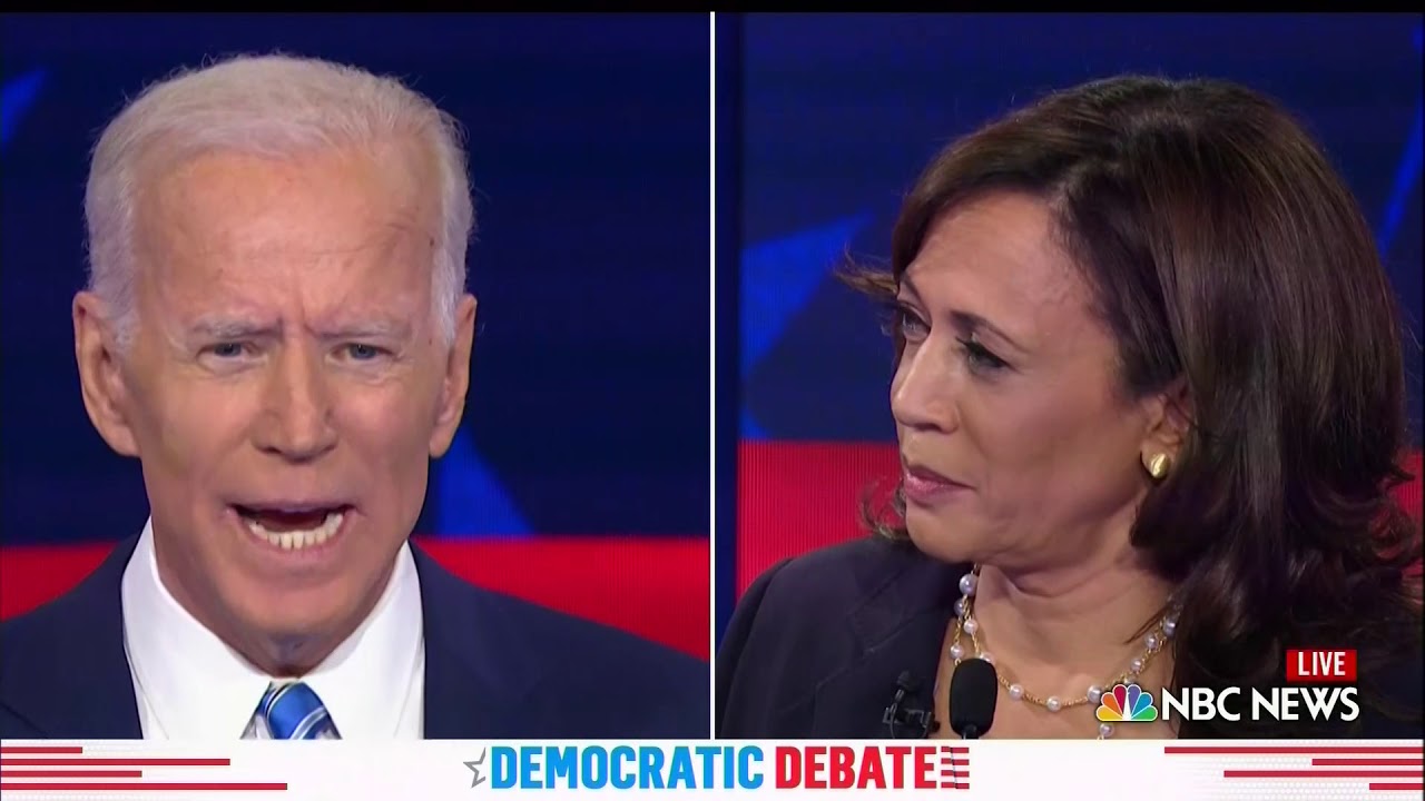 WATCH: Harris pushes Biden's record on busing, saying 'the federal government must step in'