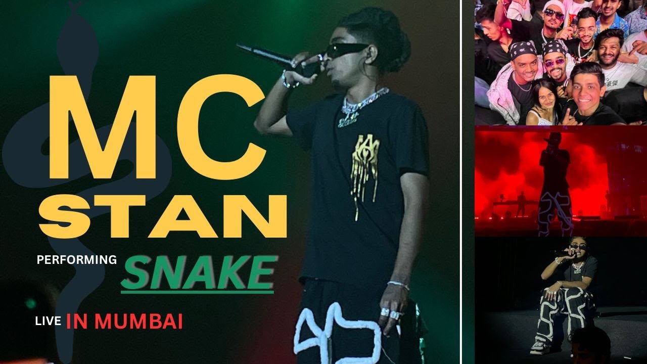 MC Stan Show Live Mumbai😍🔥| Basti Ka Hasti | India Tour | SNAKE 🐍- P2