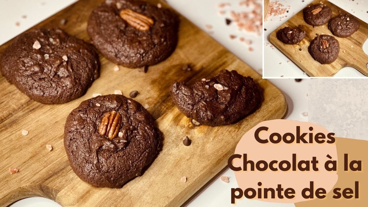 Cookies chocolat moelleux - recette facile