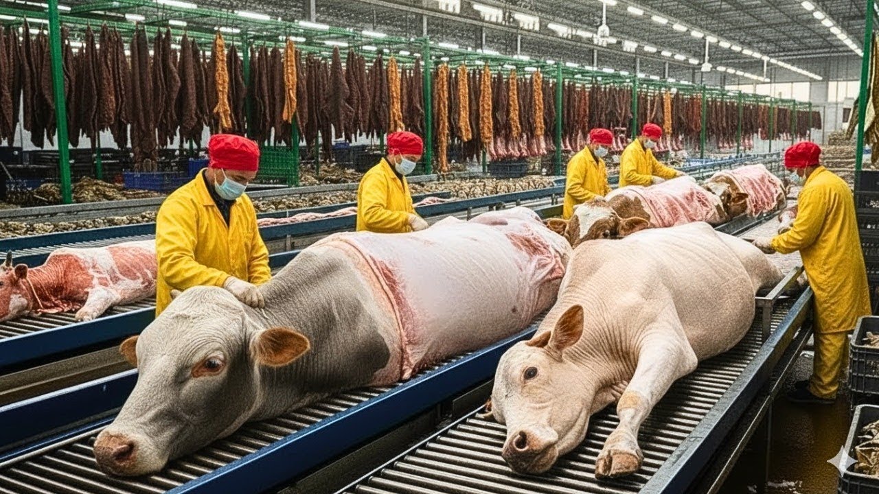 How Cow Leather Is Made | Inside a Modern Leather Factory | Process Lab