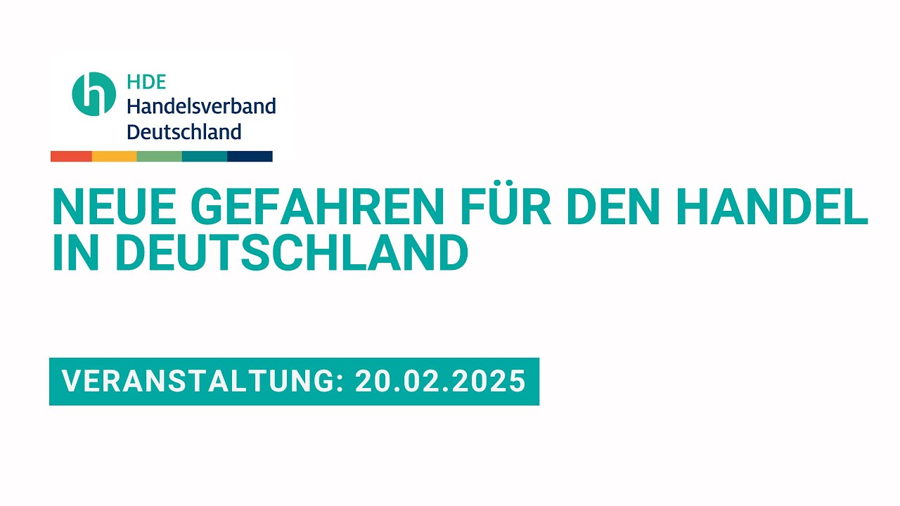 Neue Gefahren für den Handel (HDE Veranstaltung  in der @Retail Garage)