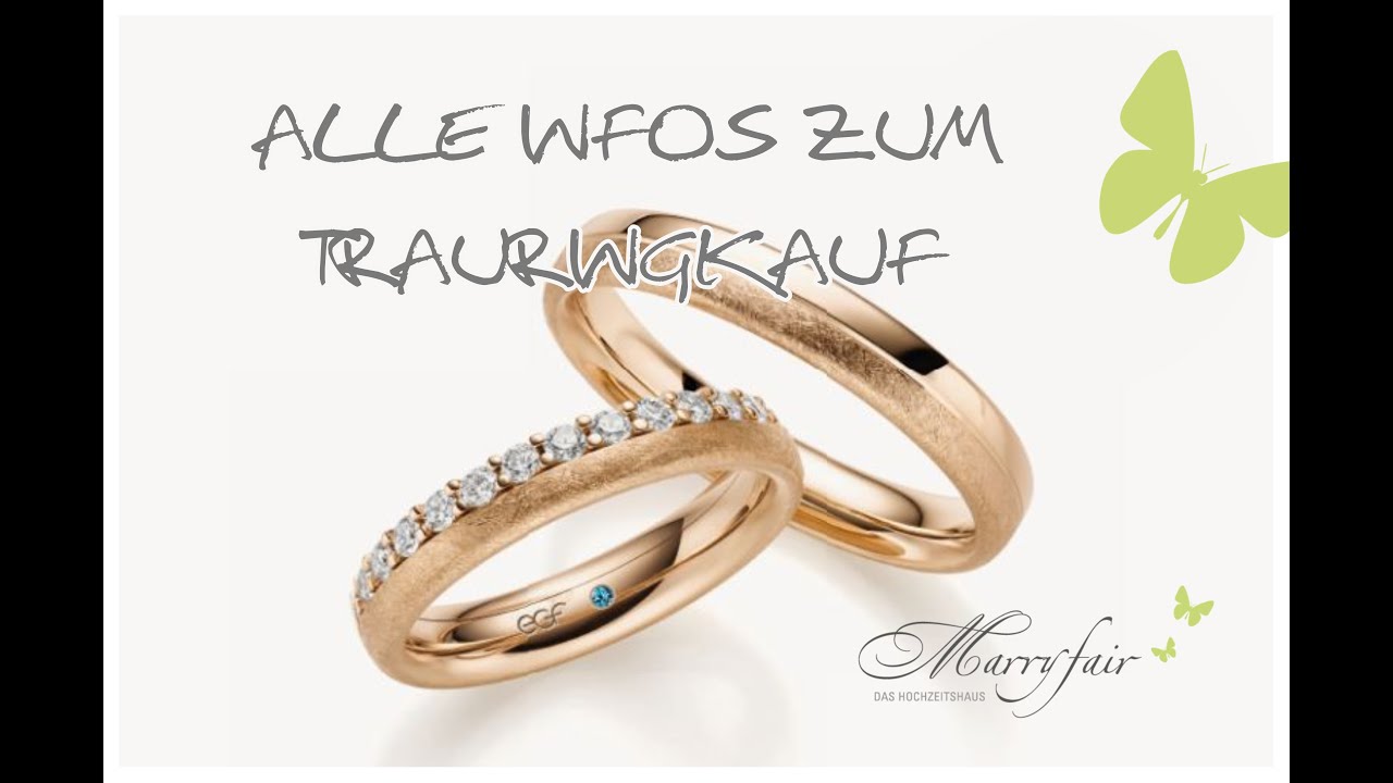 Trauringe Eheringe KOMPLETTE BERATUNG & Aufkl&auml;rung Marryfair Juwelier Spezialisten Bitburg