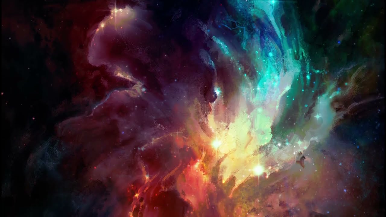 Painting timelapse - The chaotic god of elements