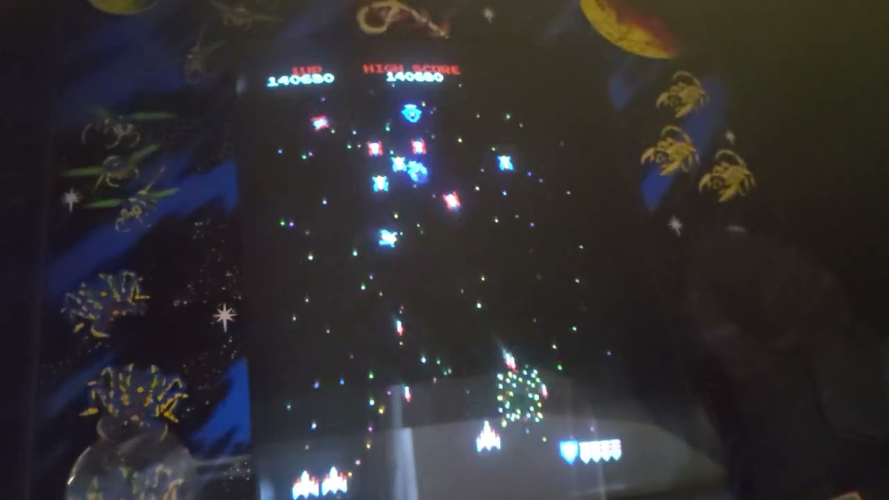 Galaga Arcade Gameplay 