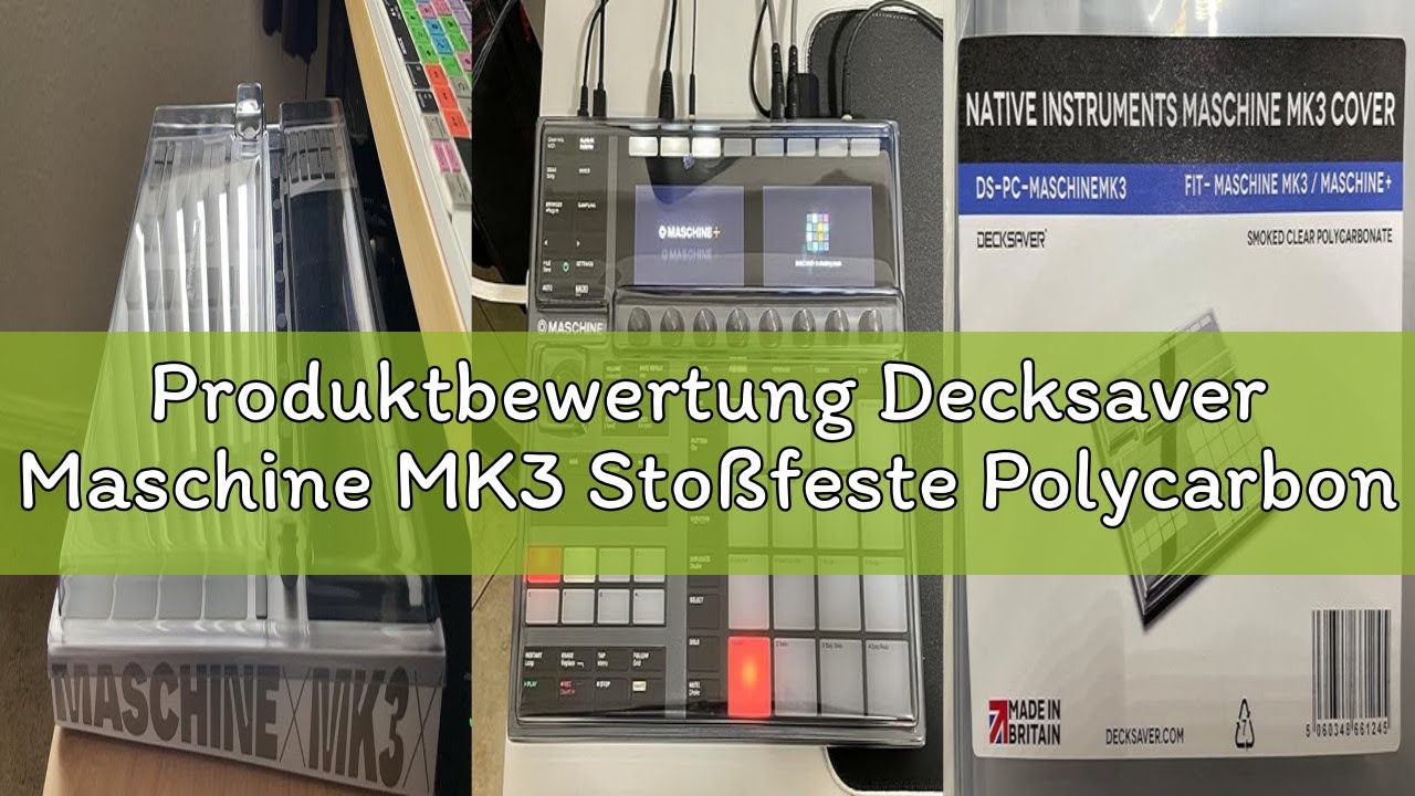 Produktbewertung Decksaver Maschine MK3 Stoßfeste Polycarbonat Schutzhülle, Transparent