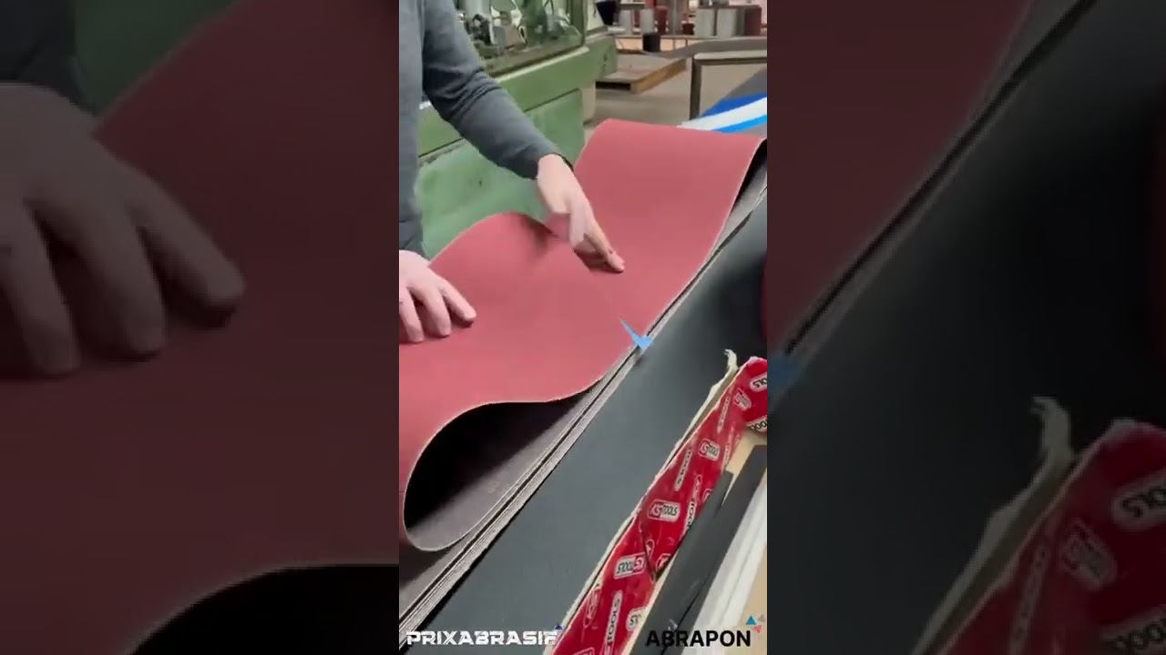 Découvrez la fabrication des bandes abrasives chez Prixabrasif.fr (Abrapon)