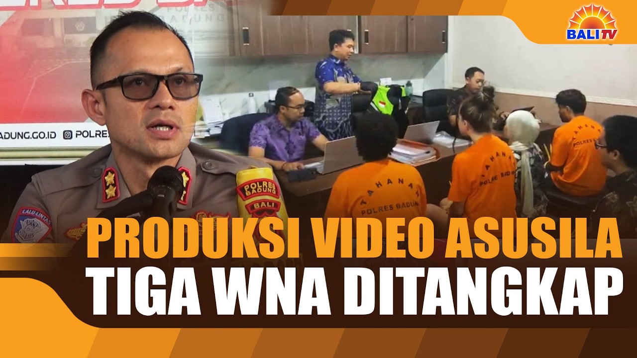 PRODUKSI VIDEO ASUSILA, TIGA  WNA DITANGKAP
