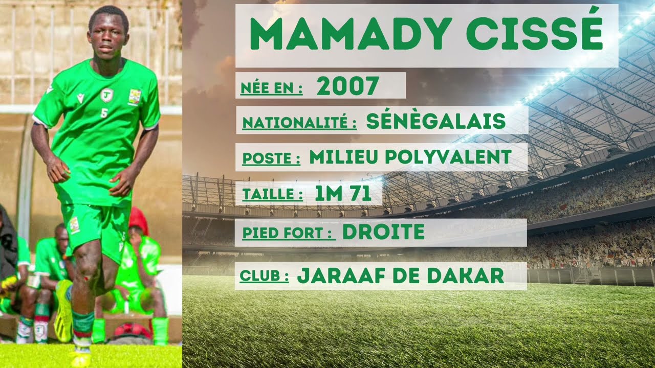 Mamady Cissé, milieu polyvalent