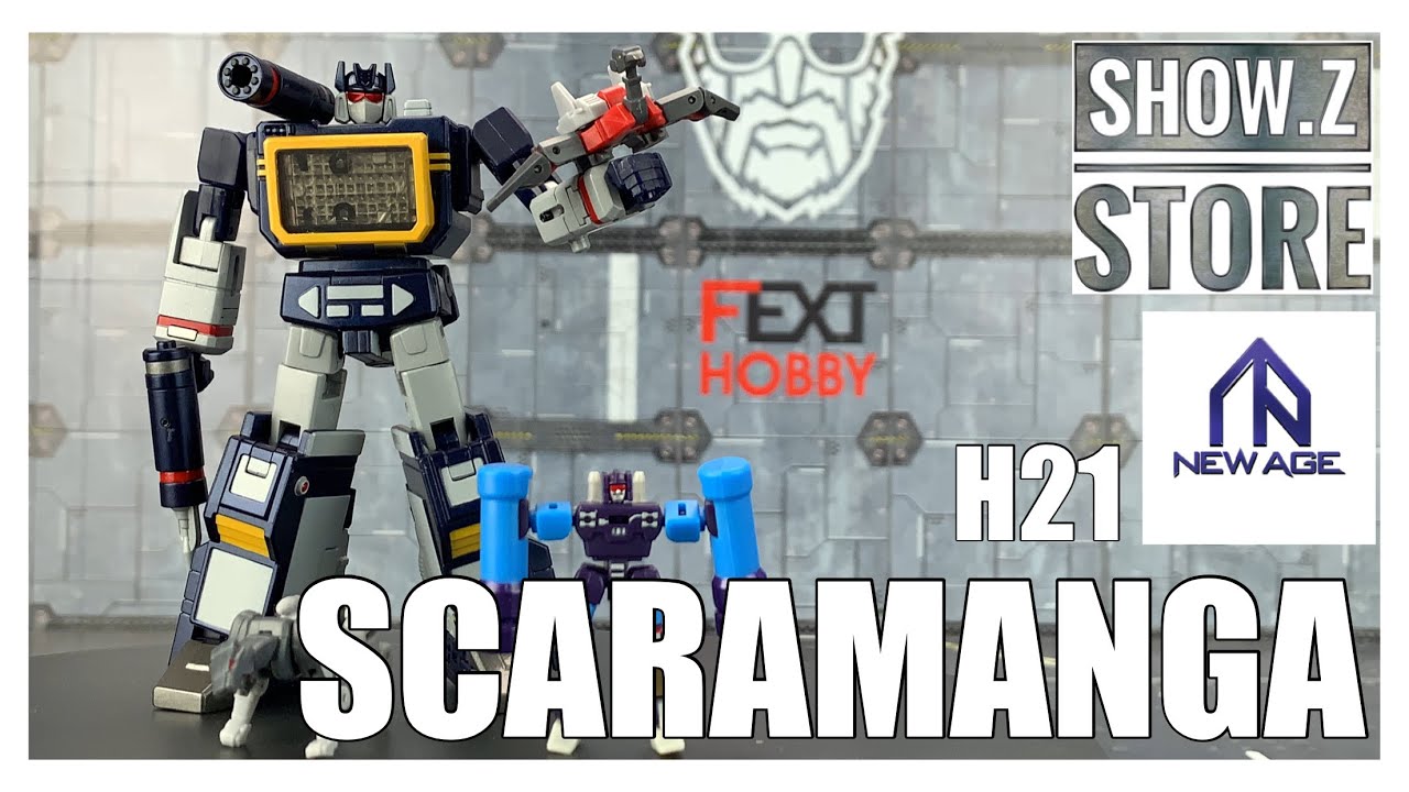 NewAge Toys H21 Communications SCARAMANGA Transformers Legend Class Masterpiece Soundwave Review