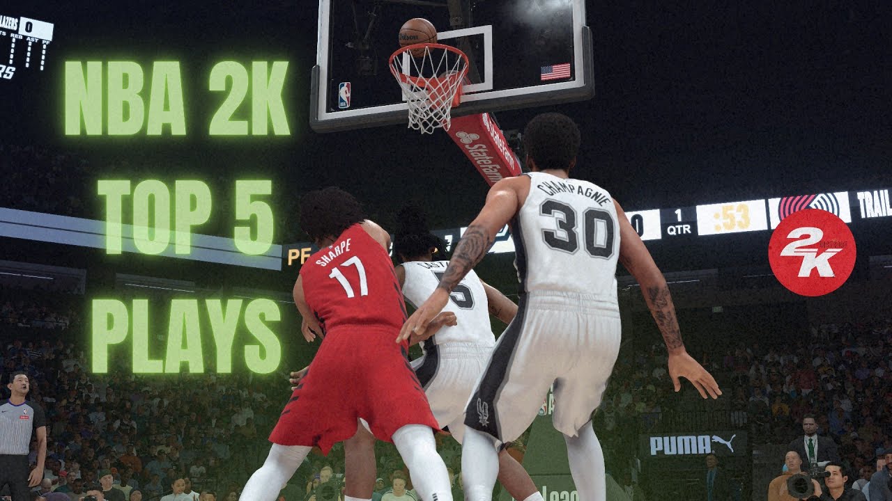 NBA 2K's Top 5 Plays ‼️😤