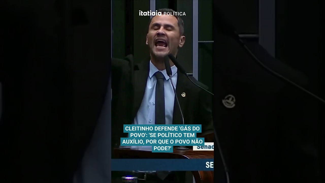 CLEITINHO DEFENDE 'G&Aacute;S DO POVO': 'SE POL&Iacute;TICO TEM AUX&Iacute;LIO, POR QUE O POVO N&Atilde;O PODE?'