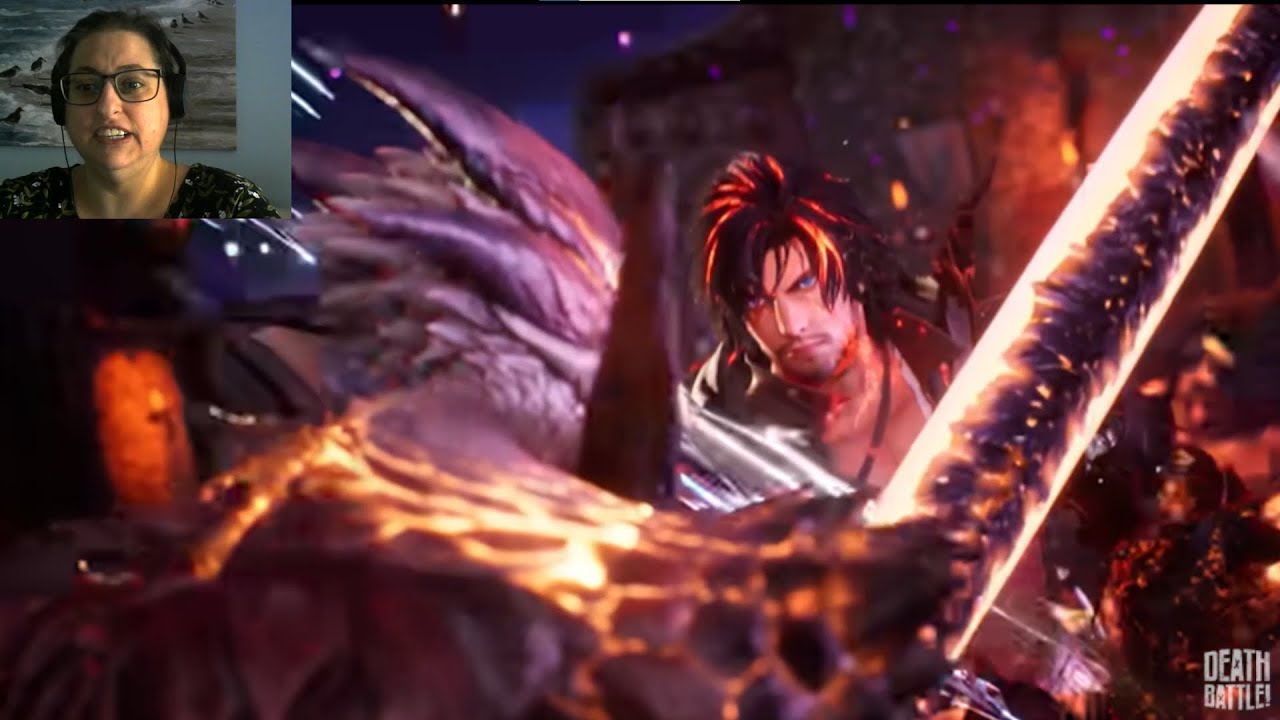 Blackjack Reacts to DEATH BATTLE--Dante vs Clive