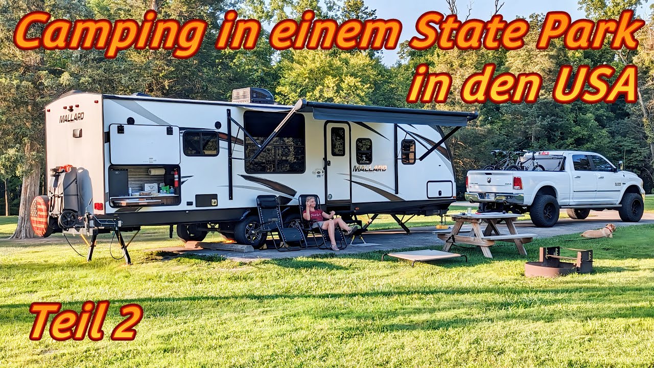 Camping in einem State Park in den USA 2 - Wir gehen Campen - Auswandern in die USA - American Dream