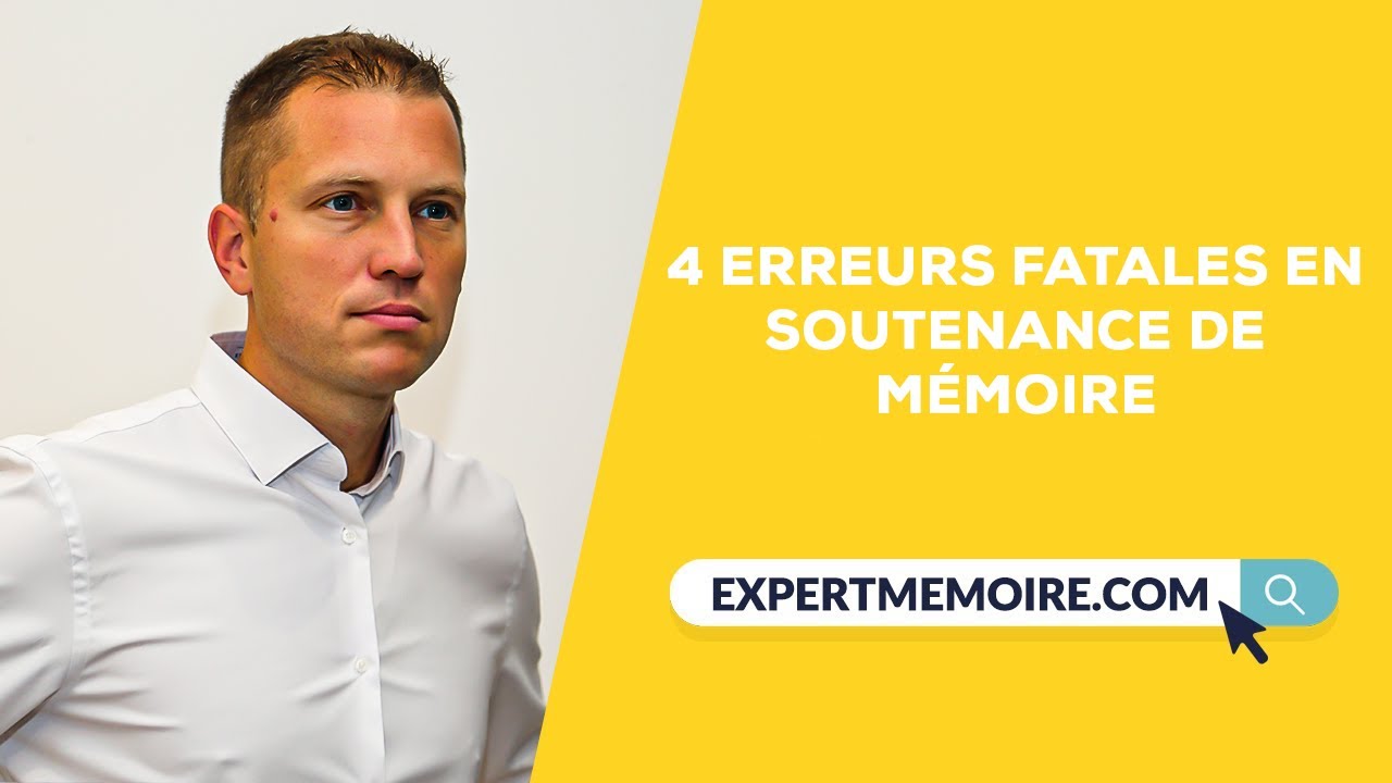 4 Erreurs Fatales à éviter lors de la Soutenance de votre mémoire