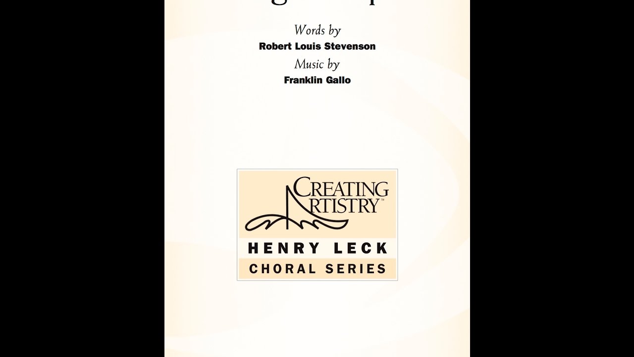 Nightscape (2-Part Choir) - by Franklin Gallo