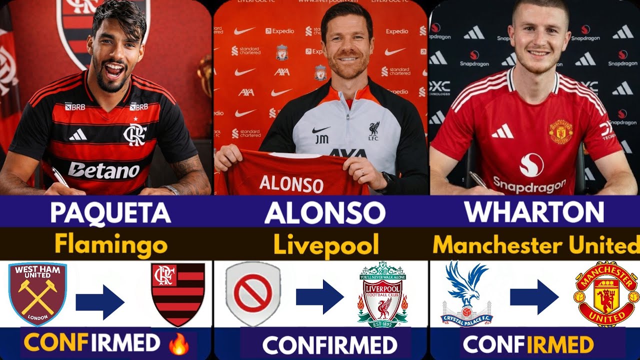 🚨LATEST CONFIRMED TRANSFER NEWS AHEAD OF JANUARY TRANSFER WINDOW 2026  Wharton ✅️, Alonso, Paquet 🔥 