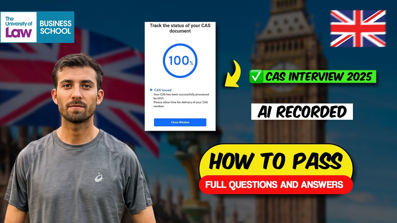 NEW UNIVERSITY OF LAW 2025 PRE CAS RECORDED INTERVIEW 🇬🇧 UNITED KINGDOM