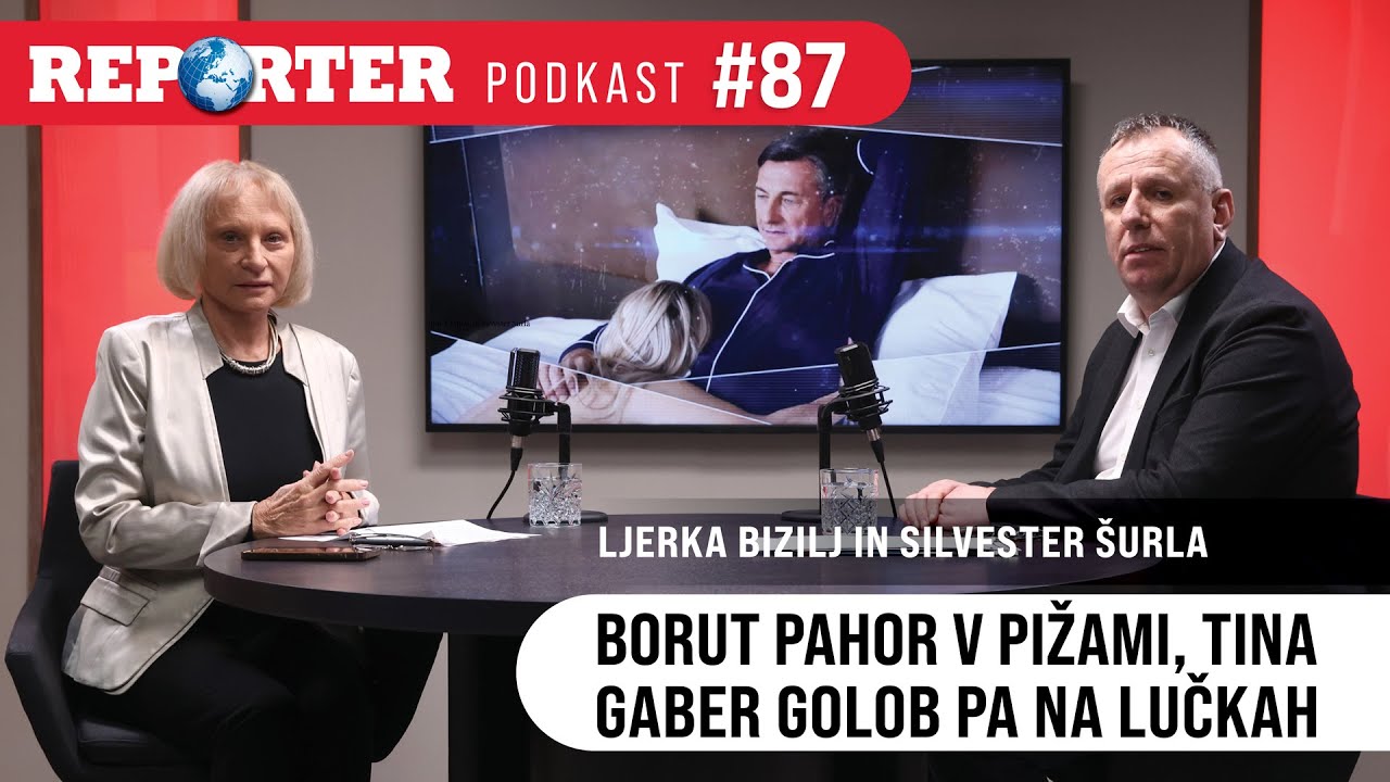 Reporter podkast #87: Borut Pahor v pižami, Tina Gaber Golob pa na lučkah