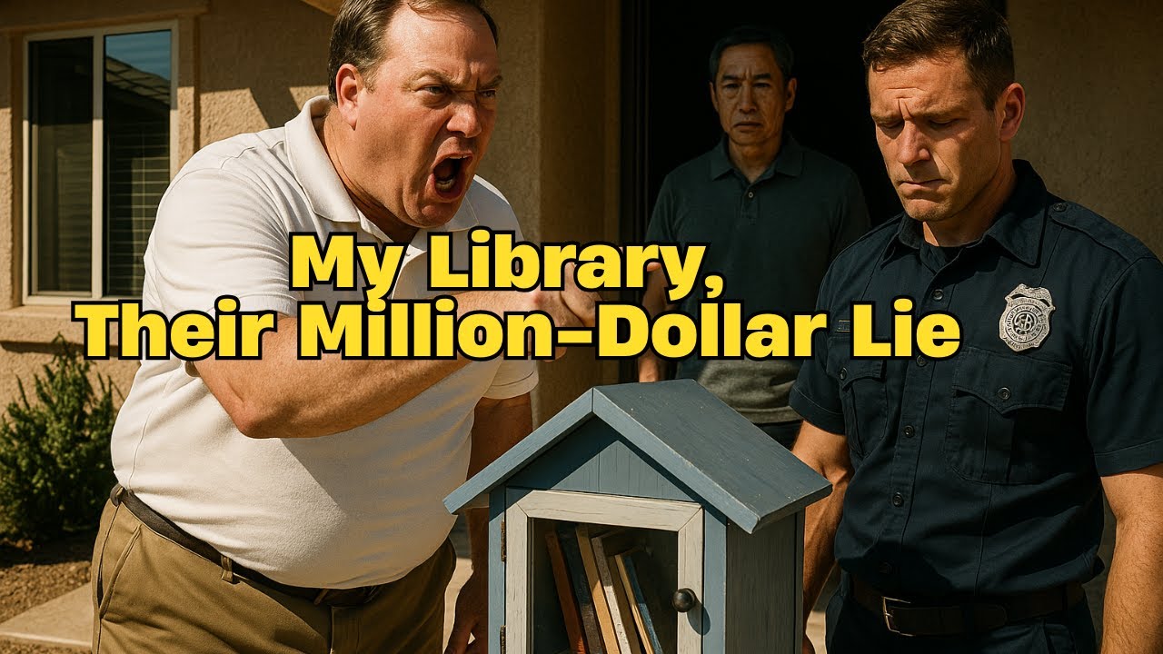 HOA Fined Me for "Unauthorized Bookshelf" on Porch — It's a City Little Library | EntitledPeople