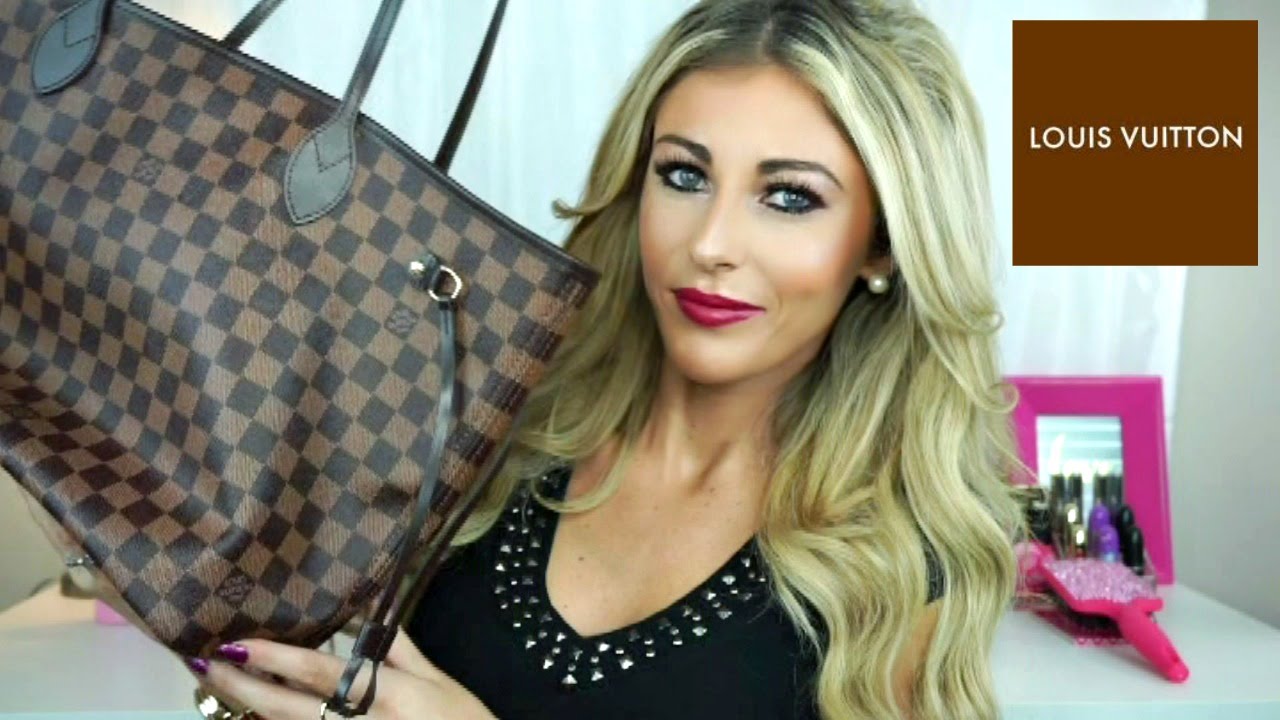 Louis Vuitton Damier Ebene Neverfull MM Распаковка/обзор