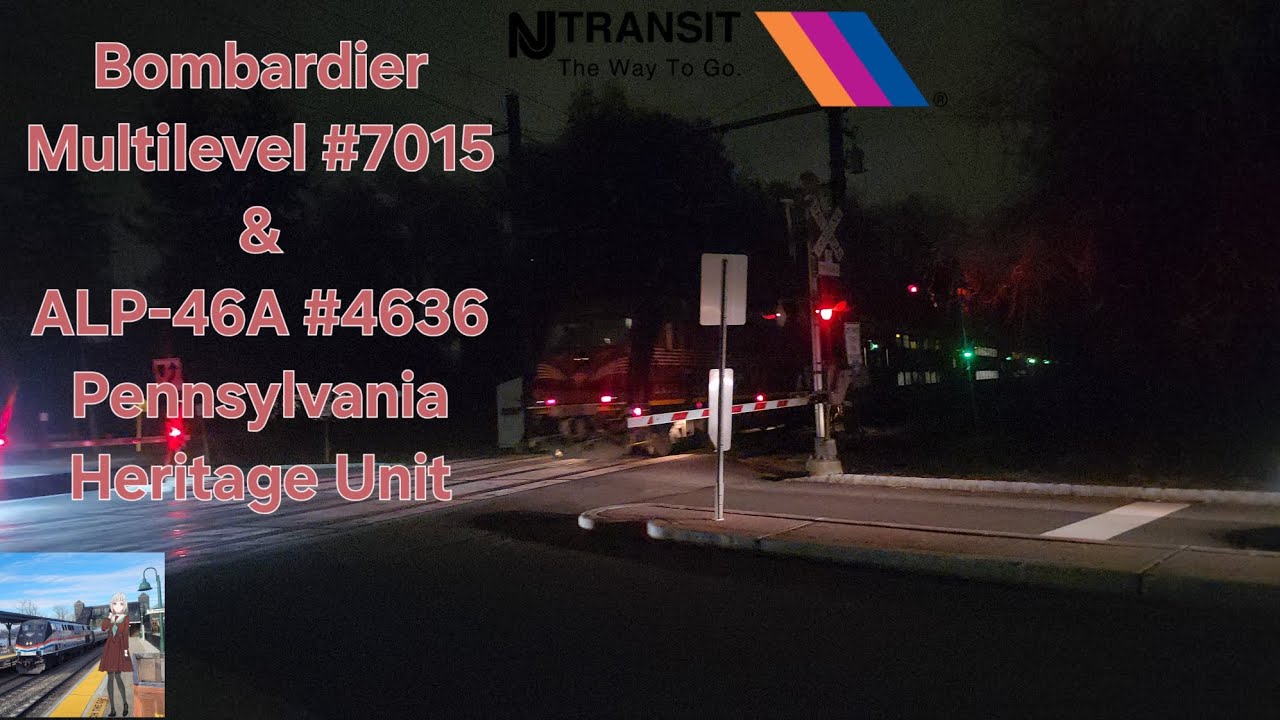 Bombardier Multilevel #7015 & ALP-46A #4636 Pennsylvania Heritage Unit