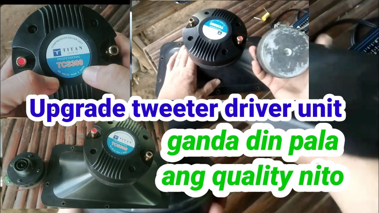 Upgrade tweeter driver unit,titan audio
