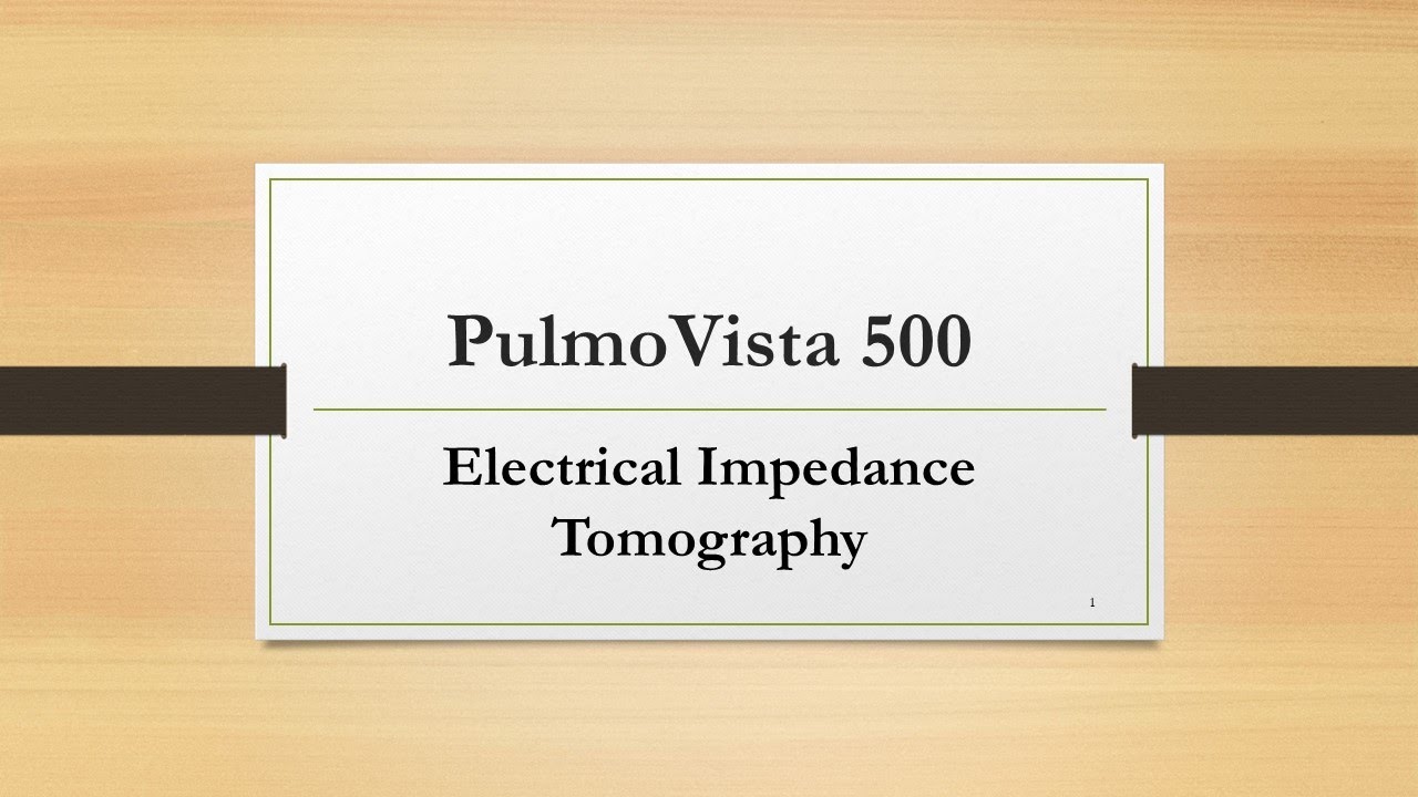 Electrical Impedance Tomography Guided Mechanical Ventilation