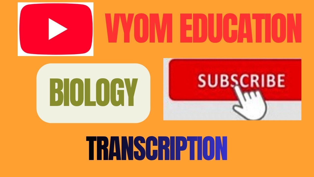 TRANSCRIPTION-NET/M.Sc/GATE/ICMR #transcription #net #lifescience
