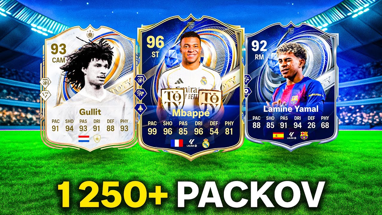 Môj TOTY PACK OPENING! 😱 (1250+ Packov)