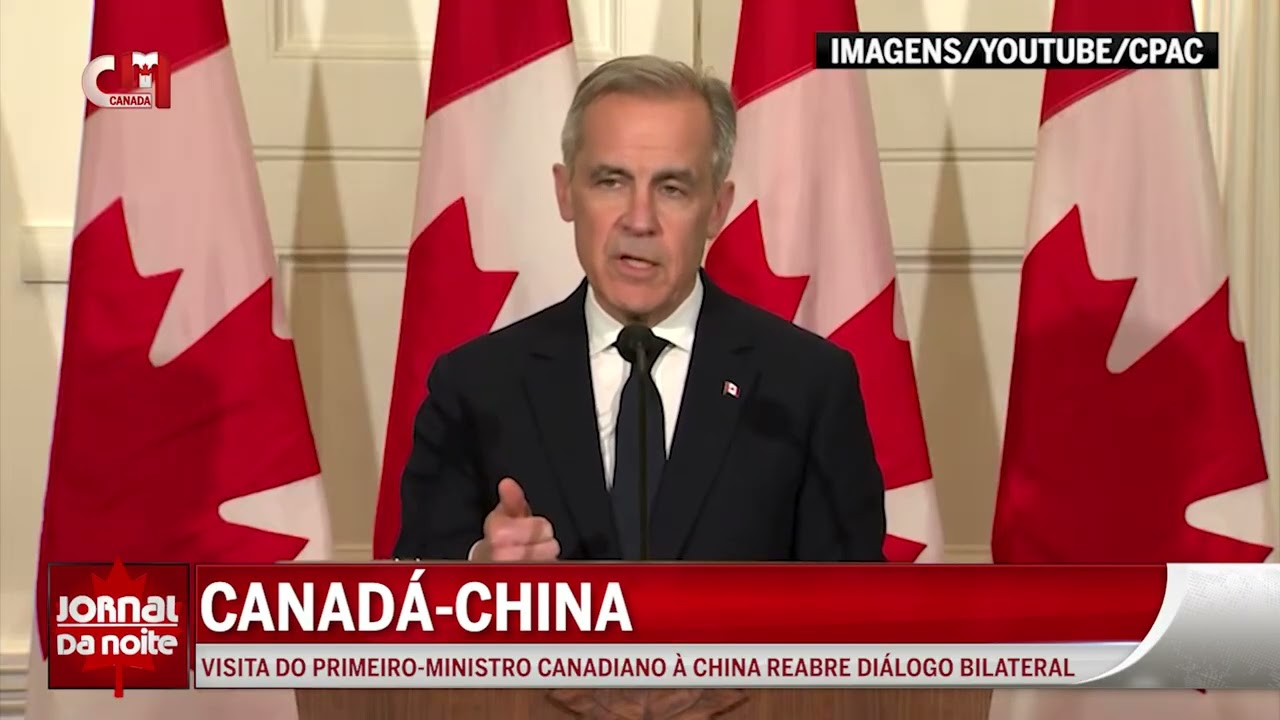 O primeiro-ministro Mark Carney visitará a China numa tentativa de reaproximação
