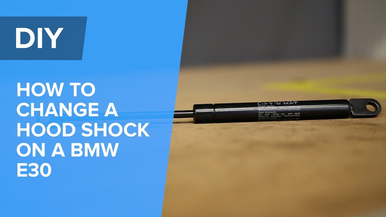How To Remove And Replace A BMW E30 Hood Shock