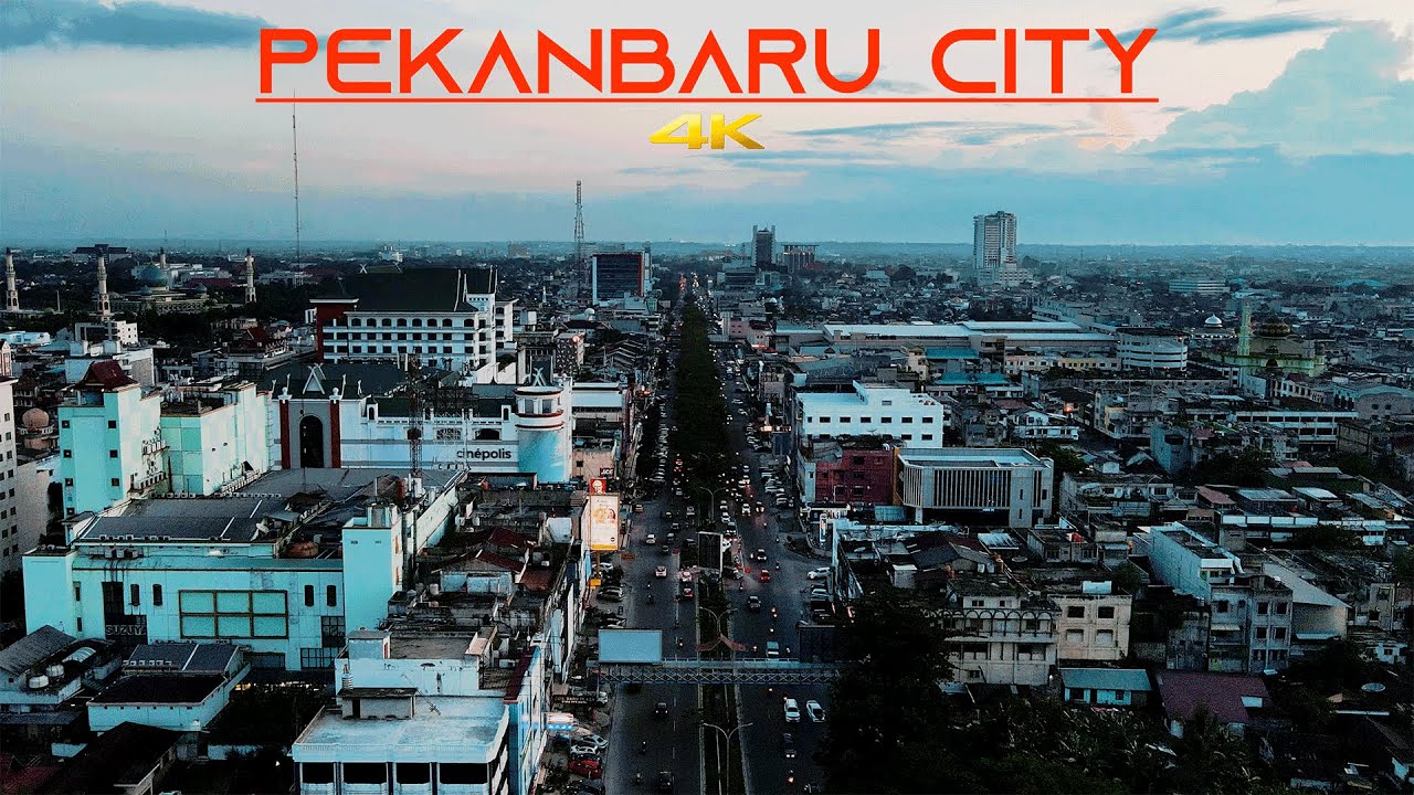 PESONA KOTA PEKANBARU - by drone [4K] Kota Terbesar Dan Termaju Di Riau