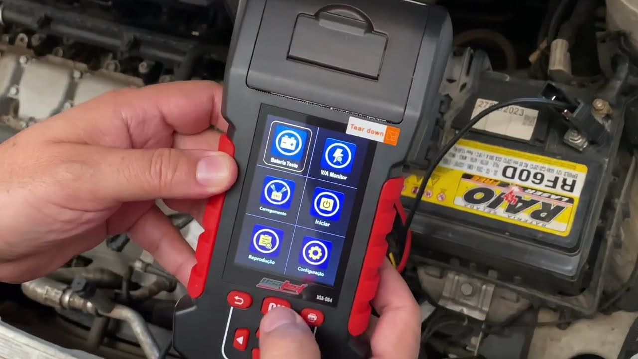 Testador de Bateria Digital com Impressora USA-064 - USATEST DIAGNÓSTICO AUTOMOTIVO