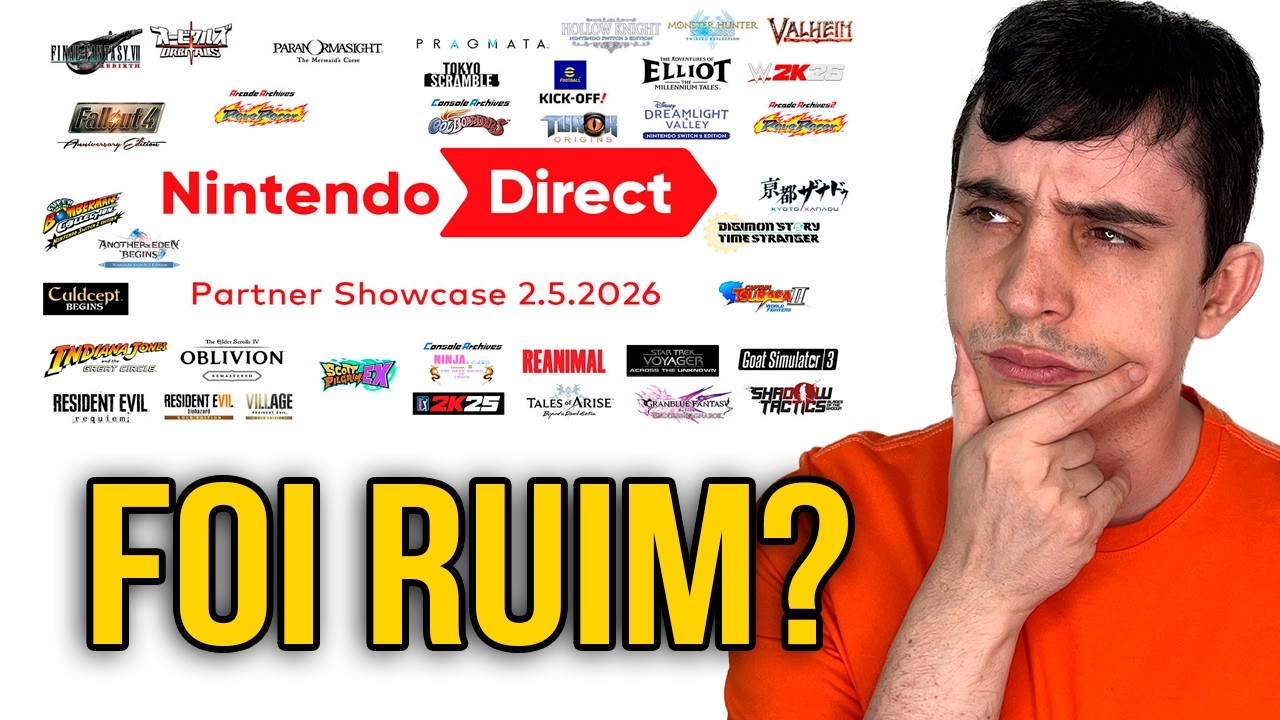 A ÚLTIMA NINTENDO DIRECT FOI TÃO RUIM ASSIM?
